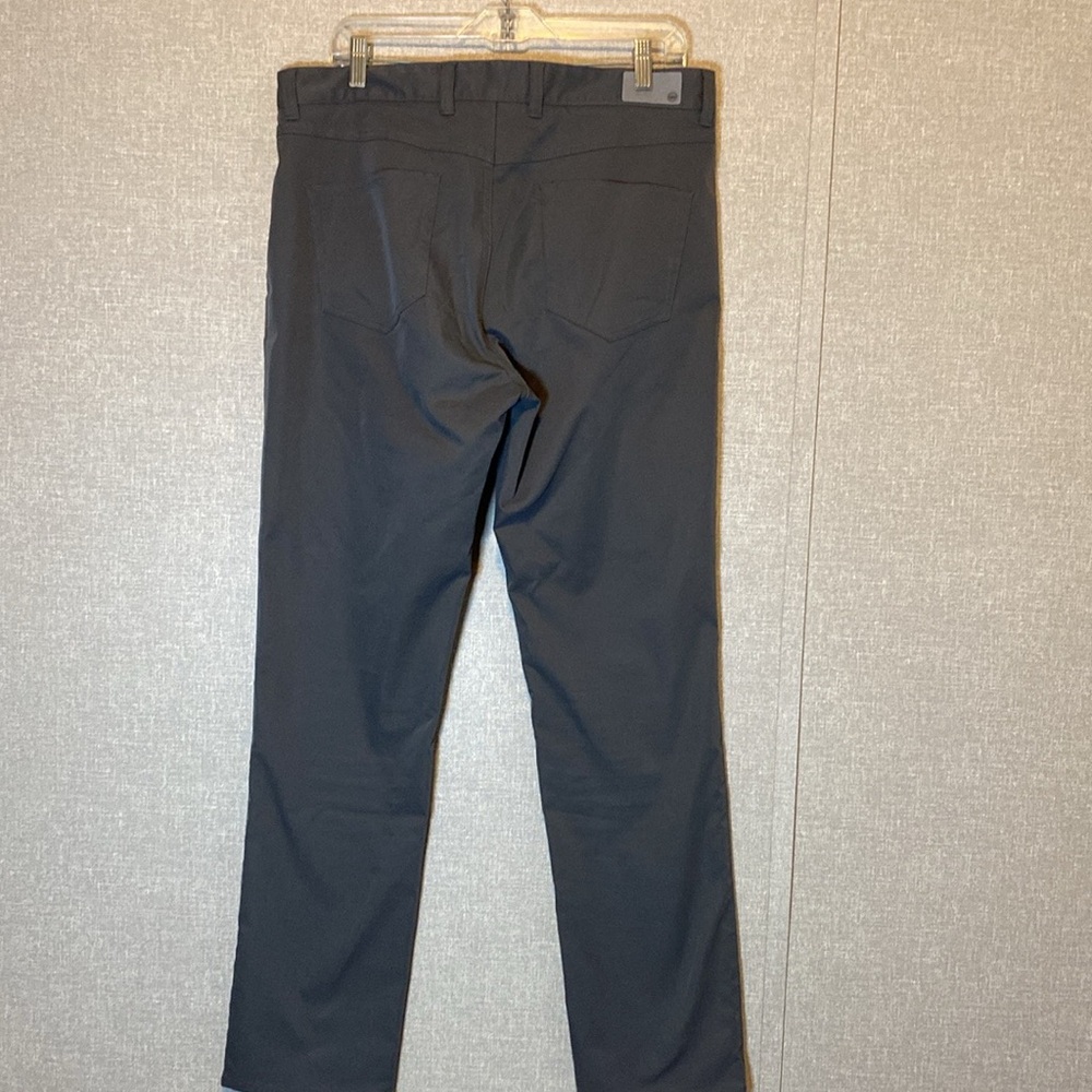 Peter Millar Eb66 Performance Gray Five-Pocket Pa… - image 5